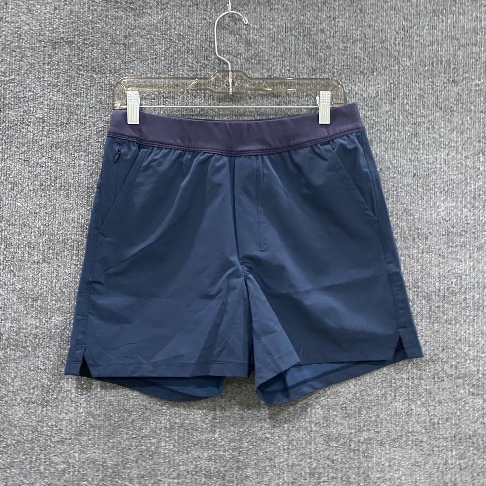 Public Rec Flex Short 5.5 Mens 30 Navy Blue Water Resistant Athletic Gym Shorts